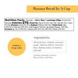 Instant Treat: Banana Bread In A Cup