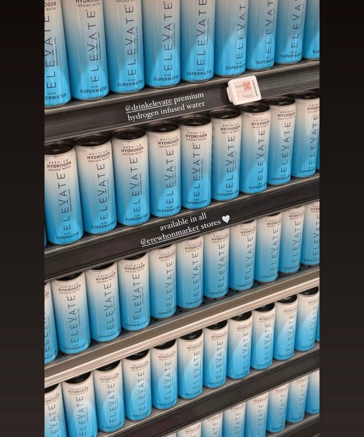 ELEVATE Hydrogen Infused Water SUPERWATER Single Can