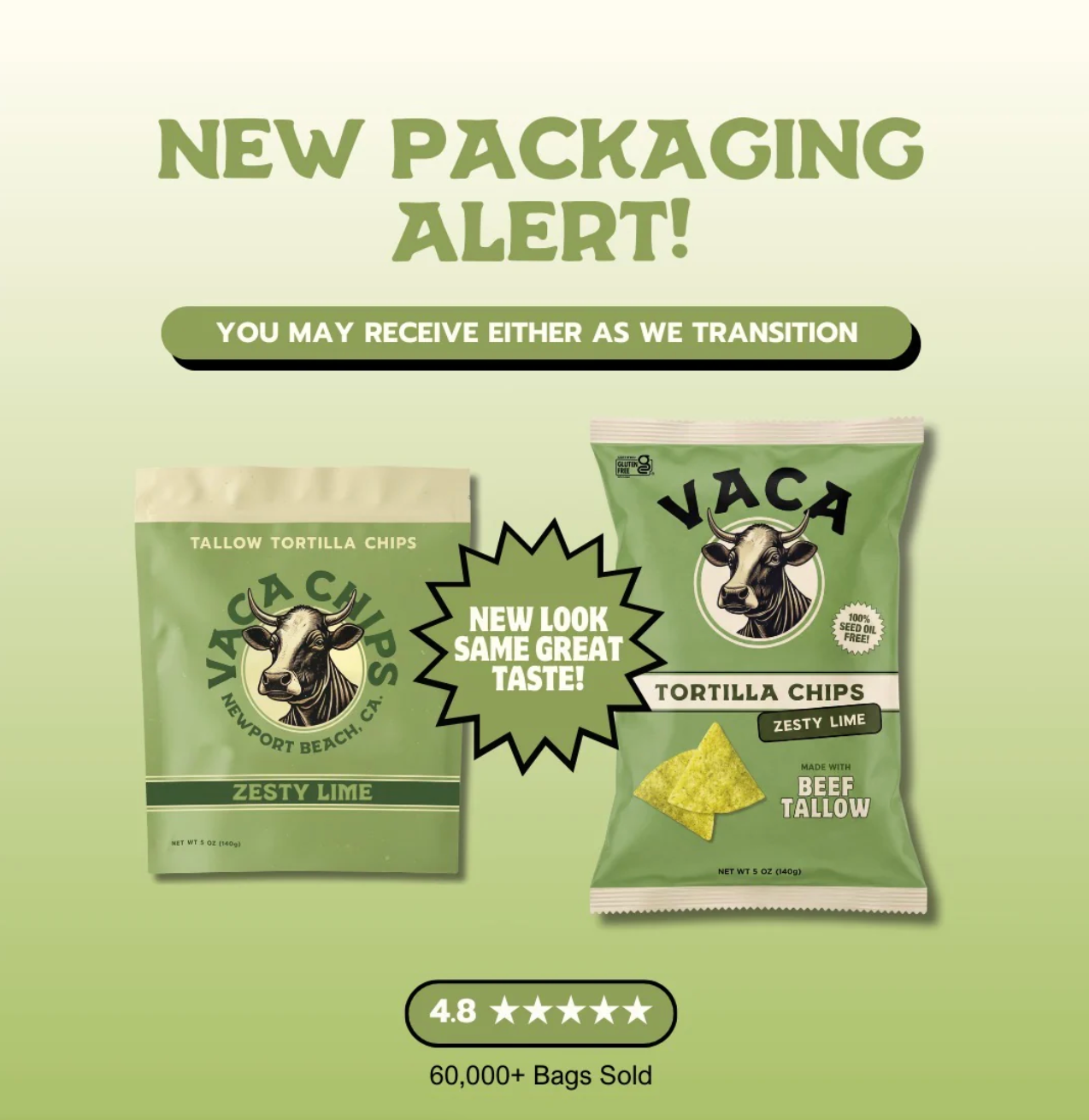 Vaca Chips Zesty Lime