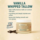 Vanilla Whipped Tallow Moisturizer – 120,000+ Sold | Premium Beef Tallow Skincare | Lady May Tallow