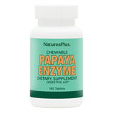 Natures Plus Chewable Papaya Enzyme, 180 tablets