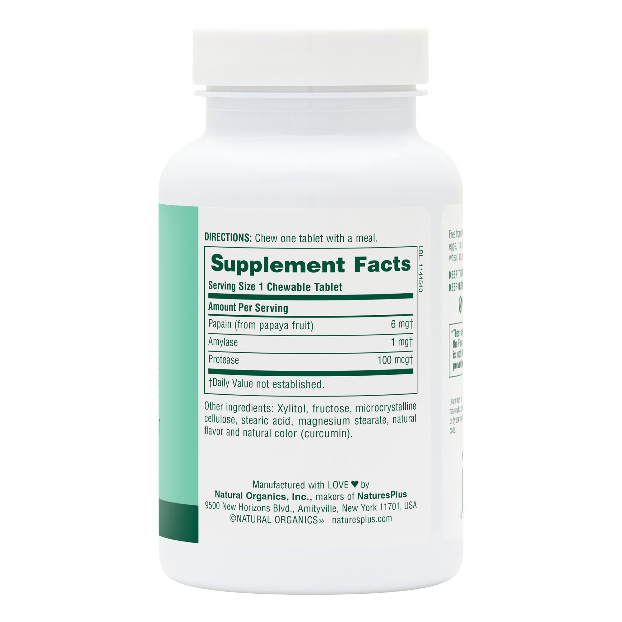 Natures Plus Chewable Papaya Enzyme 360 tablets