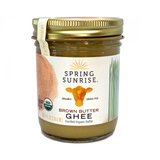 Brown Butter Organic Grass Fed Ghee: 8oz