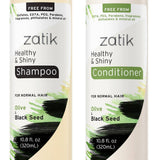 Healthy & Shiny Shampoo, Olive & Black Seed, 10.8 oz