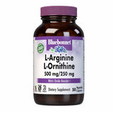 Bluebonnet L-Arginine L-Ornithine 500mg/250mg 50 Capsules