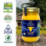 Organic Cultured Ghee: 16oz