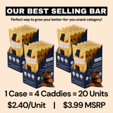 Low Sugar Keto Candy - PB Caramel Crunch (Gluten-Free Vegan) Individual