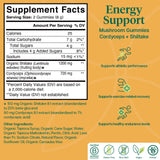 Charlotte’s Web Energy Support Cordyceps and Shiitake Mushroom, 60 gummies