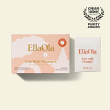 EllaOla Unflavored Iron with Vitamin C 30 Sachets