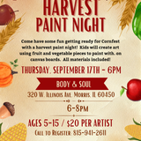 Kids Harvest Paint Night
