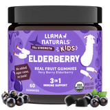 Llama Naturals Kids Elbderberry 60 ct