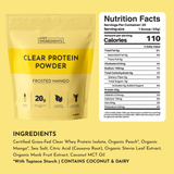 Just Ingredients Clear Protein Powder