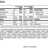 Creative Crusts Frozen Turkey Sausage Pizza Chicken Crust (Gluten Free)