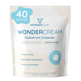 WonderCow WonderCream Colostrum Creamer Unsweetened, 40 Servings