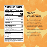 Mango Cardamom Fiber Snack Bar