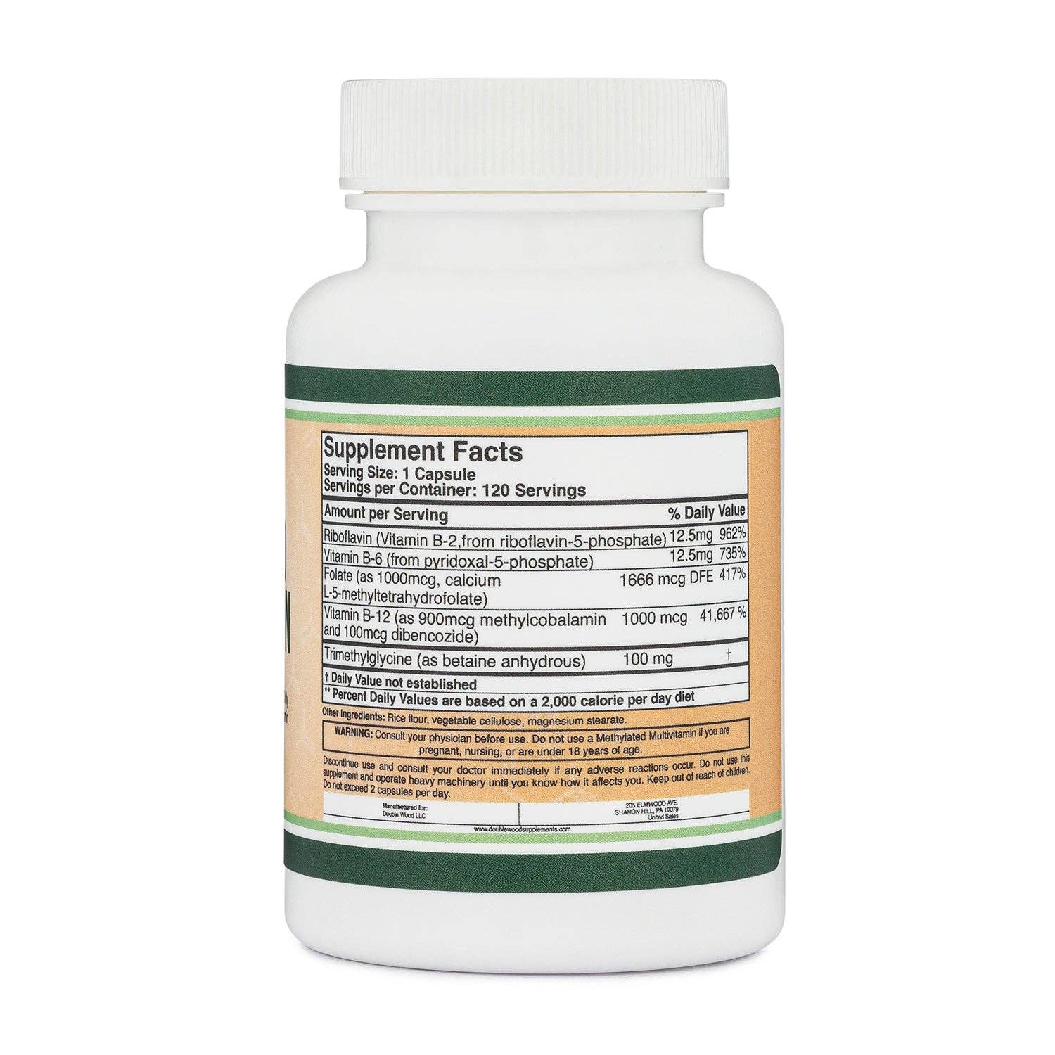 Double Wood Methylated Multivitamin