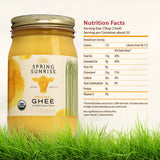 Organic Grass Fed Ghee: 16oz