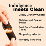 Low Sugar Keto Candy - PB Caramel Crunch (Gluten-Free Vegan) Individual