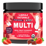 Llama Naturals Kids Multi Strawberry, 90 ct