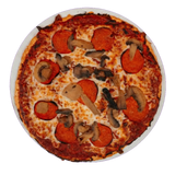 Creative Crusts Frozen Turkey Sausage Mushroom Pizza Chicken Crust (Gluten Free)